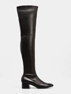 KHAITE Sedona Lambskin leather Over-The-Knee Boots size 9